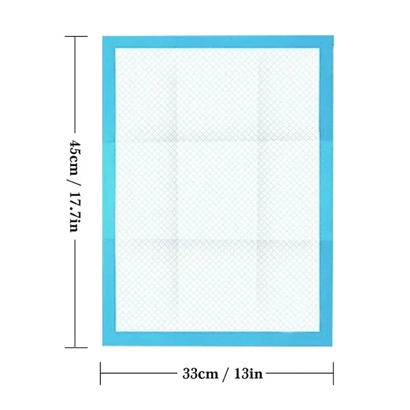 100pcs Super Absorbent Pet Diapers for Dogs Training Pee Pads Disposable Healthy Nappy Mat for Cats Dog Quick-dry Surface