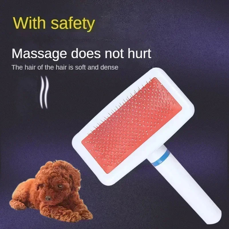 Pet Grooming Brush Self Cleaning Comb for Dogs Cats Effective Shedding Hair Removal and Dematting Care Tool Pet Accessories