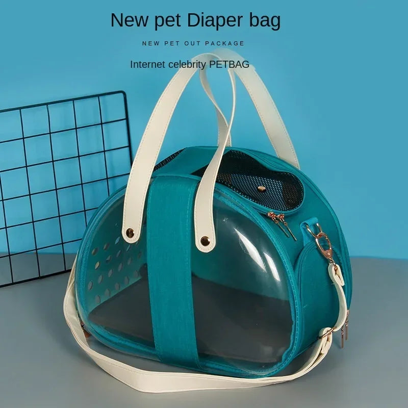 Carrying Pet Transport Bags for Cats and Small Dogs, Travel Space Cage, Backpack, Messenger Bag, Handbags, Pet Carriers