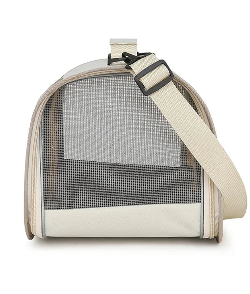 Portable Pet Carrier Bag for Small Dogs Cats Outdoor Foldable Cat Bag Breathable Cat Shoulder Bag Kitten Carrying Bag