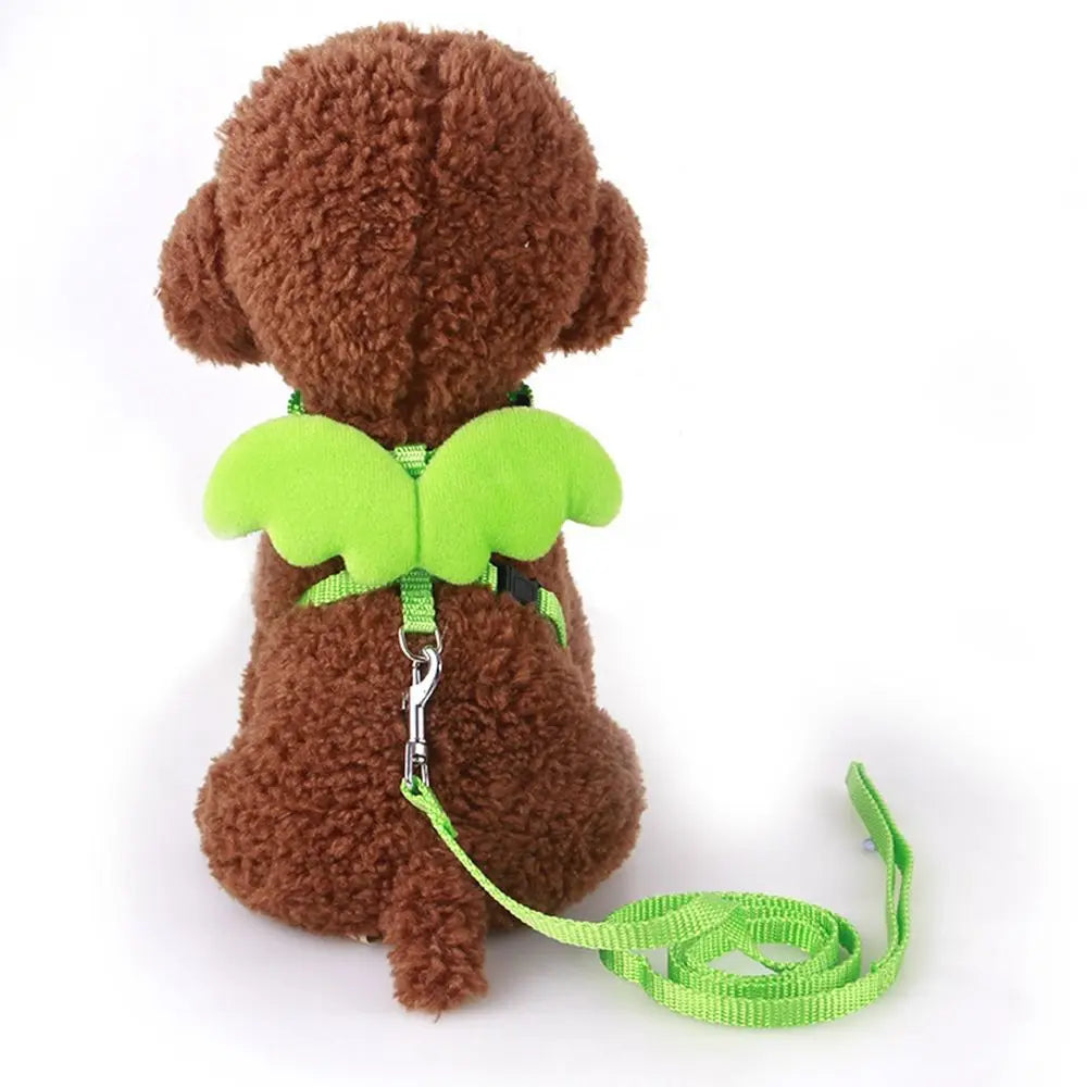 Pet Supplies Outdoor Walking Animal  Accessories Adjustable Puppy Collars Cat Puppy Leash Set Dogs Leads Rope Pet Harness