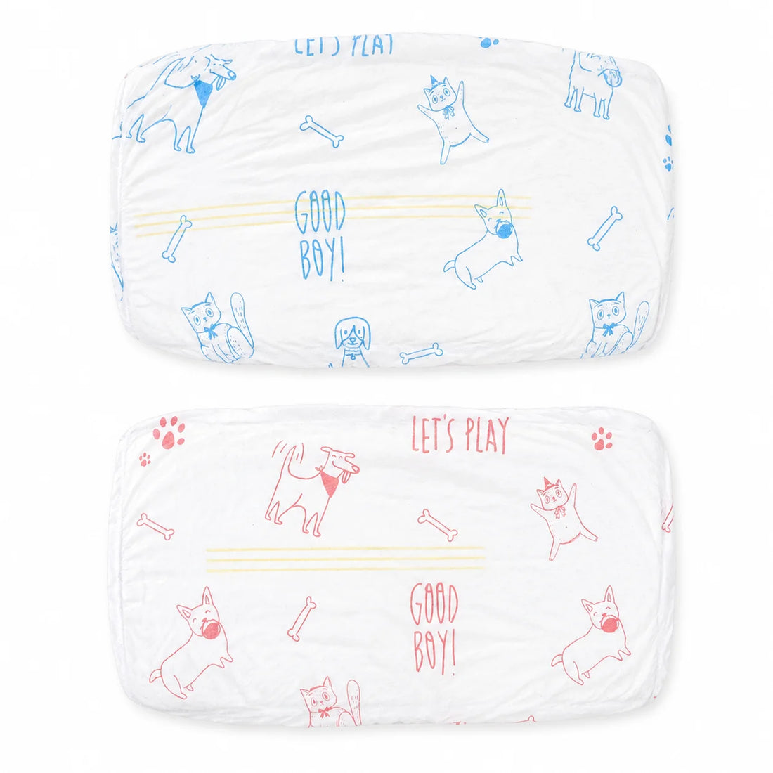 10 pieces of disposable dog diapers, leak-proof, highly absorbent, quick-drying, soft and suitable for travel, with adjustable waistband