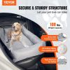 Dog Car Seat, Waterproof Dog Booster Seat for Car, Pet Car Seat with Clip-On Safety Leash, PP Cotton Filling