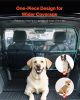 Dog Car Barrier, 50" Wide Car Divider for Front Seats Installation, Vehicle Pet Barrier with See Through Net Mesh