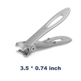 Extra Large Toe Nail Clippers For Thick Hard Nails Cutter Heavy Duty Stainless (Size/Color: Large Silver)